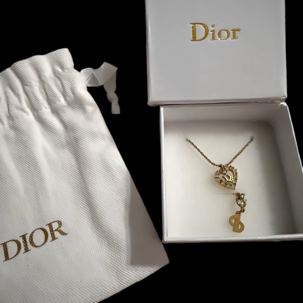 Authentic Dior Gold Pendant Necklace - Picture 4 of 6
